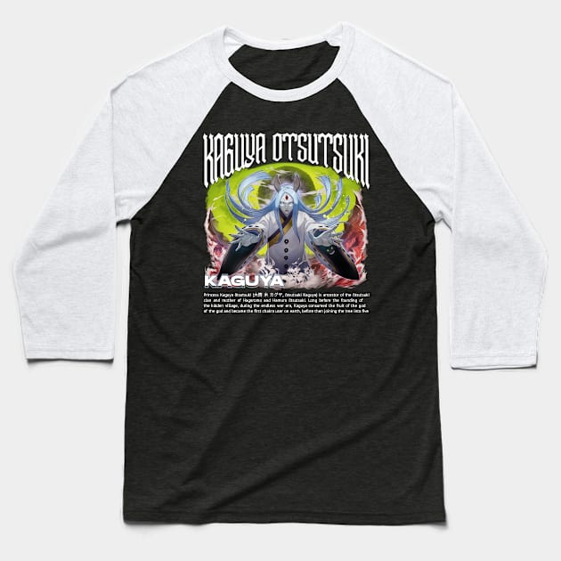Kaguya Otsutsuki Baseball T-Shirt by creamypaw design